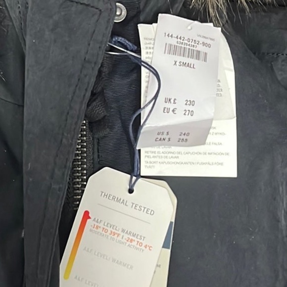 Abercrombie & Fitch Ultra 3-in-1 Multi-Wear Parka XS - Picture 2 of 5